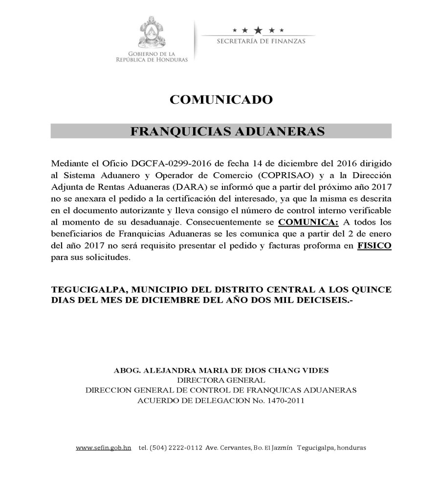 comunicado-franquicias-aduaneras